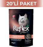 Reflex Plus Gravy Ton Balıklı Ve Somonlu Kedi Konservesi 100 Gr 20 Adet