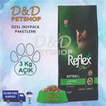 Reflex Plus Kitten 3 kg Tavuklu Yavru Kuru Kedi Maması - Açık Paket