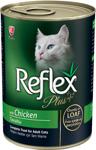 Reflex Plus Kıyılmış Tavuklu 400 gr Yetişkin Kedi Konservesi