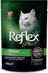 Reflex Plus Pouch Tavuklu Gravy Soslu Kedi Yaş Mama 100 Gr