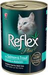 Reflex Plus Somon ve Alabalıklı 400 gr Yetişkin Kedi Konservesi