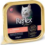 Reflex Plus Somonlu Jöle İçinde Parça Etli 100 gr Yetişkin Kedi Konservesi