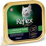 Reflex Plus Tavuk ve Hindili 100 gr Yetişkin Kedi Konservesi