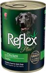 Reflex Plus Tavuklu 400 gr Yetişkin Köpek Konservesi