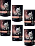 Reflex Plus Ton Balıklı Ve Somonlu Jelly Pouch Yetişkin Kedi Yaş Maması 6 X 100 G