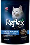 Reflex Plus Tuna ve Karidesli Jöle İçinde Parça Etli 100 gr Yetişkin Kedi Konservesi