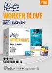 Reflex Pudrasız Sarı Eldiven 50 Adet M Beden Worker Glove-Temizlik-Bulaşık-Mutfak- Yemek- Iş-Vinil