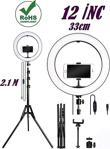 Reidan Ring Light Led 12 Inç Işık Selfie Youtuber Kuaför 2.1M Tripod Stüdyo Makyaj Işığı