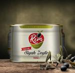 Rem Sofralık Siyah Zeytin Teneke 1500 G