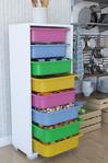 Remaks Mutfak Dolabı 8 Sepetli Çok Amaçlı Dolap - Renkli
