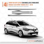 Renault Clio 4 Sport Tourer Krom Yan Kapı Çıtası 2012-2019