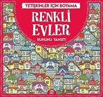 Renkli Evler Ruhunu Yansıt Yetişkinler İçin Boyama