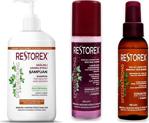 Restorex 1000 Ml Onarıcı Şamp+ Sıvı Saç Kremi 200 Ml+ Saç Bakım Yağı