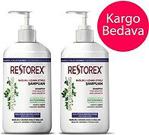 Restorex Hızlı Uzama Etkili Saç Dökülmesine Karşı 1000 ml 2 Adet Şampuan