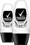 Rexona Men Invisible Black & White 50 Ml 2 Adet Roll-On