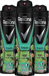 Rexona Men Natural Fresh Nane Sedir Ağacı 150 Ml 3 Adet Deo Sprey