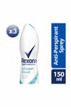 Rexona Shower Fresh 150 ml x3 Adet Deo Sprey