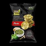 Rice Up Poppet Brown Rice Chips Gluten Free 60 Gr Pesto Sosluo