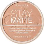 Rimmel London Pudra Stay Matte Pressed Powder 010 Warm Honey