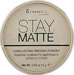 Rimmel London Stay Matte Transparan Pressed Pudra No. 001