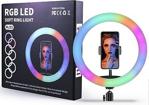 Ring Light Mj33 Rgb 13 Inç Youtuber-Tiktoker-Makyaj-Selfie Led Işık Bluetooth Kumanda - Adaptör