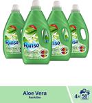 Rinso Aloe Vera Renkliler Için Sıvı Çamaşır Deterjanı 3000 Ml 50 Yıkama X 4 Adet