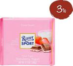 Ritter Sport 100 Gr 3'Lü Paket Çilekli Yoğurtlu Çikolata