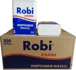 Robi Dispanser Havlu 200'Lü 12 Paket 21X 21.5Cm