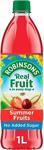 Robinsons Summer Fruits Squash No Added Sugar 1 Lt