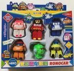 Robocar Poli Oyuncak 6 Lı Dönüşebilen Robot Araba Seti