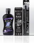 R.O.C.S. Black Edition Di̇ş Beyazlatma Seti̇ (74G Di̇ş Macunu+Di̇ş Firçasi+250Ml Ağiz Çalkalama Suyu)