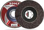 Rodex Flap Disk Zımpara Alüminyum Oksit 115Mm 120 Kum 10 Adet