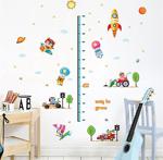 Roket Boy Ölçer Çocuk Ve Bebek Odası Duvar Dekoru Sticker