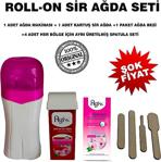 Roll-On Kartuş Ağda Uygulama Seti Makine Rollon Bez Spatula