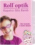 Roll Optik 3 Desenli 50'Li Kız Çocuk Göz Kapama Bandı