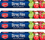 Roll-Up Streç Film Set 30 Cm X 33 M 4'Lü