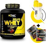 Ronic Nutrition Ultimate Isolate Whey Protein Tozu 2270 Gr + Shaker Ve 2 Adet Tek Kullanımlık Whey Protein - Çilek