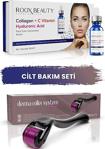 Roox Beauty Kolajen - C Vitamini - Hyaluronik Serum & 0.5 Mm Titanyum Derma Roller