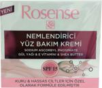 Rosense Kuru ve Hassas Cilt Nemlendirici Spf 15 50 ml Yüz Bakım Kremi