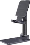 Rosstech Masa Üstü Telefon Ve Tablet Standı - Katlanabilir Üst Düzey Tasarım - Siyah