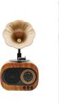 Rowen Kablosuz Gramafon Speaker Classic Retro Style Ahşap Fonograf