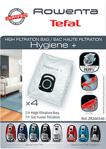 Rowenta Hygiene Optimal ZR200540 4'lü Toz Torbası