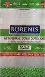 Rubenis A4 10'Lu Şeffaf Beyaz Yapışkanlı Defter Kabı Rk-521