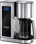 Russell Hobbs Dijital Kahve Makinesi Elegance Paslanmaz Çelik, Zamanlayıcı Fonksiyonu, 10 Bardağa Kadar, 1,25 Litrelik Cam Sürahi, 1600W, Hızlı Isıtma Sistemi, Sıcak Plaka, Otomatik Kapanma, Filtre Ka