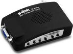 S-Link Sl-Av215 Video Bnc To Vga Converter