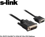 S-Link Sl-Dvi11 24+5M To Vga M 1.5M Dvi Kablosu