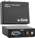 S-Link Sl-Vhc11 Vga To Hdmı Dönüştürücü Adaptör