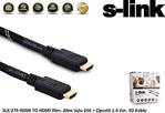 S-Link Slx-279 Hdmı To Hdmı 30M. Altın Uçlu 24K 1.4 Ver. 3D Kablo