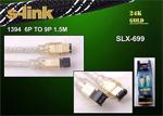 S-Link Slx-699 1394 6Pi̇n To 9Pi̇n 1.5M Gold Kablosu