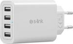 S-Link Swapp Sw-C8 4 Smart Usb Port Ev Şarj Cihazı